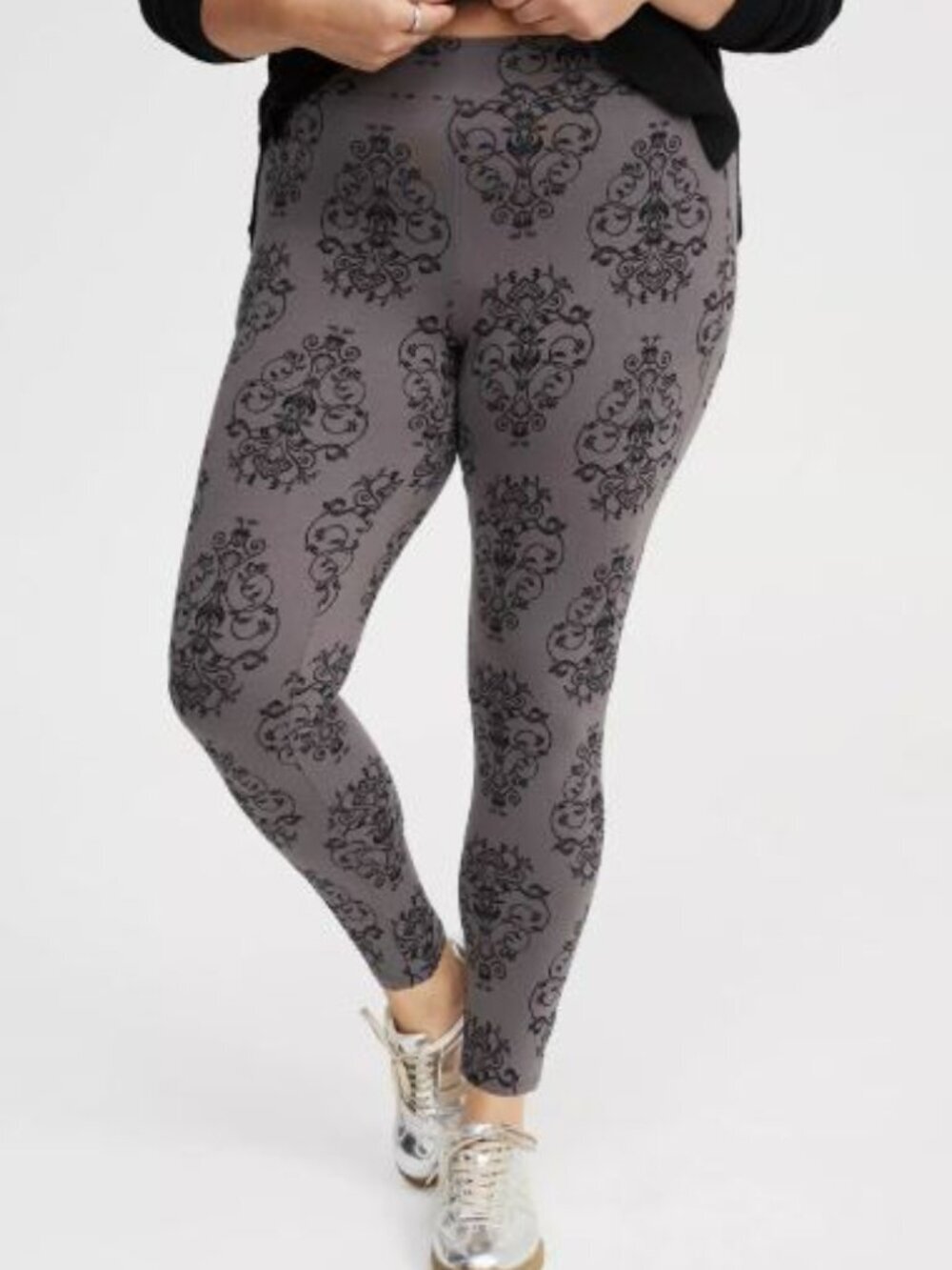 Torrid Damask Print Legging sx 1X